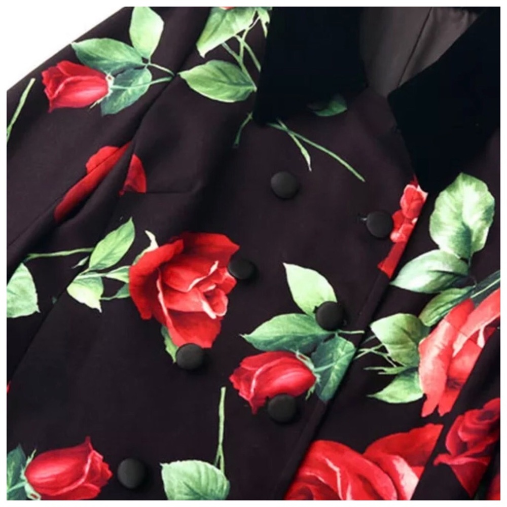 Floral Velvet Jacket The Jutka - Picture 5 of 15
